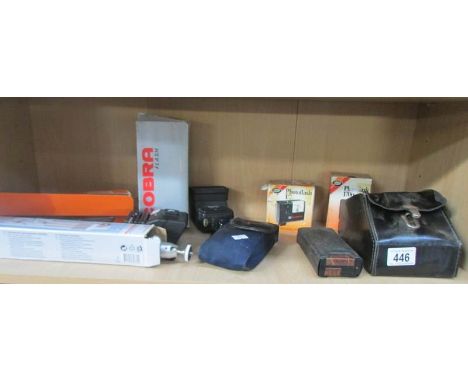 A quantity of camera accessories