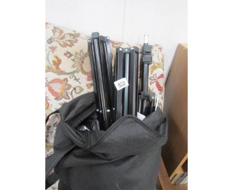 A camera tripod in case