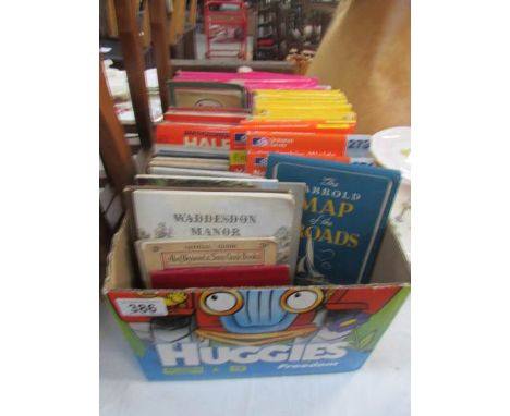A collection of maps including ordnance survey together with tourist guides including early Alton Towers, Morecombe etc
