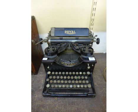 A vintage Royal typewriter