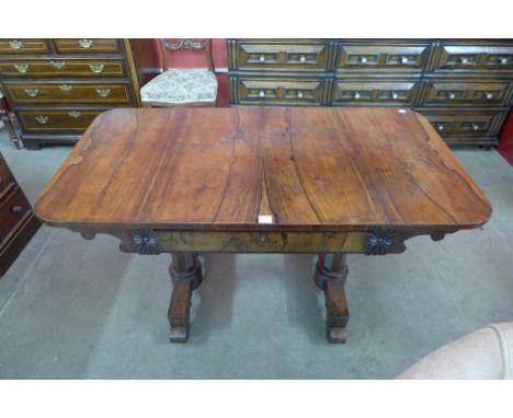 A Regency rosewood sofa table