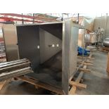 Stainless Square Hopper with Bin Fill Monitor. Rigging Fee: $400
