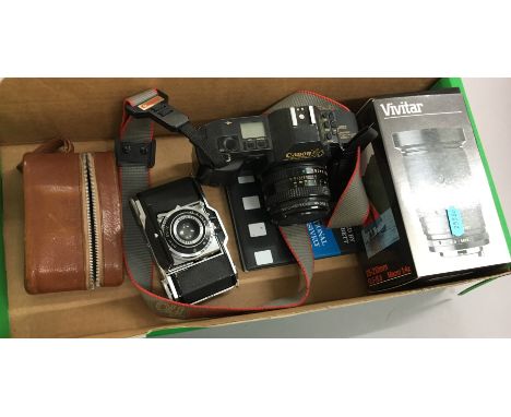 A Canon camera a Zeiss Ikon camera etc [NO RESERVE]