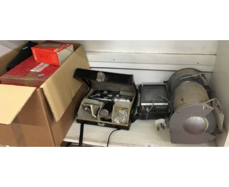 A bench grinder , camera equipment etc [NO RESERVE]
