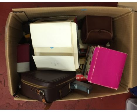 Box of camera equipment [NO RESERVE]