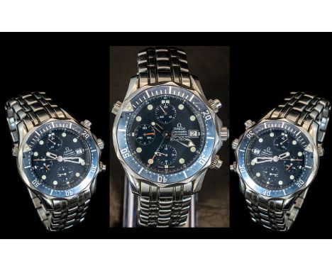 Omega - Seamaster Professional Chronometer Gents Stainless Steel Wrist Watch. Seamaster Logo to Back Plate. Ref Number 1504/8