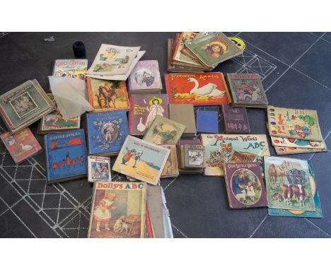 Large Quantity of Children's Vintage Books from the 1950's, great collection including Mother Goose Book, Violet Book for Gir
