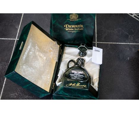 Dewar's White Label Blended Scotch Whiskey Centennial Flagon, vintage Limited Edition Dewar's White Label John Dewar Centenni