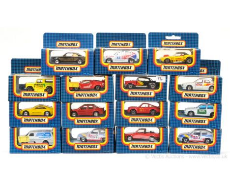 Matchbox Superfast group of late 1980's to early 1990's issue Cars made in Macau, Thailand &amp; China. Individual models inc