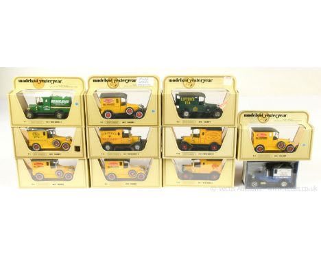 Matchbox Models of Yesteryear group of Code 2 &amp; harder to find variations. 7 x Y5 Talbot Van (1)"Matchbox USA' 81"; (2) "