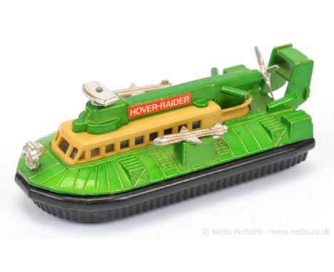 Matchbox Battle Kings K105 Hover Raider Hovercraft factory Pre-production colour trial - metallic jade green deck &amp; engin