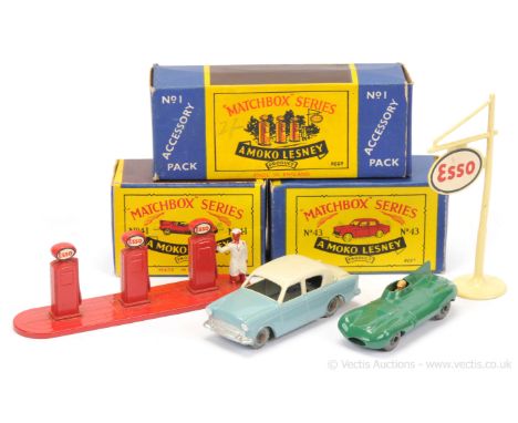 Matchbox Regular Wheels 43a Hillman Minx - matt black base, metal wheels with domed crimped axles - Excellent (axles rusty) i