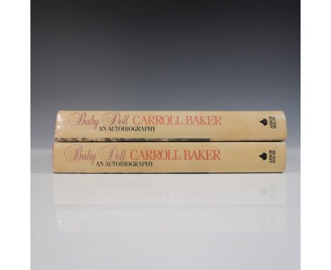 This two-piece lot includes first edition copies of Baby Doll: An Autobiography by Carroll Baker, published by Arbor House in