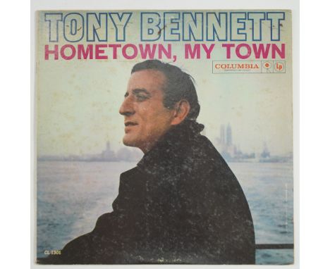 Columbia Records LP featuring Tony Bennett’s Hometown, My Town (CL 1301), with orchestral direction by Ralph Burns. This 1959