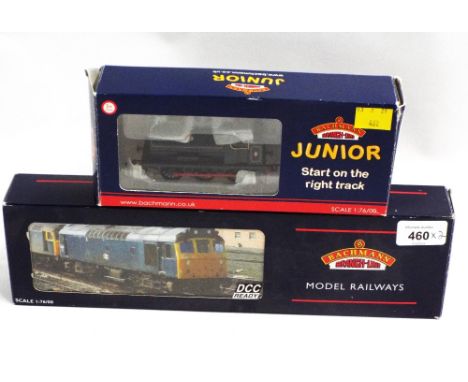 Two Bachmann 00 gauge boxed locomotives, diesel locomotive, Ethel 32-400TF and junior Saddle Tank, 30-921