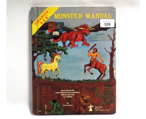 Advanced Dungeons &amp; Dragons Monster Manual, Special Reference Work by Gary Gygax, hardcover, circa 1979