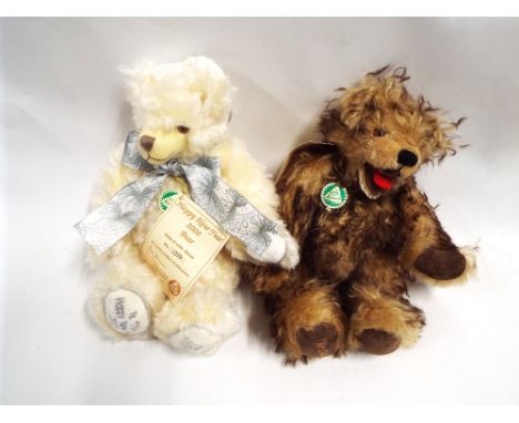 Two Hermann bears, Happy New Year 2000 1754 and Frechdachs 46/500