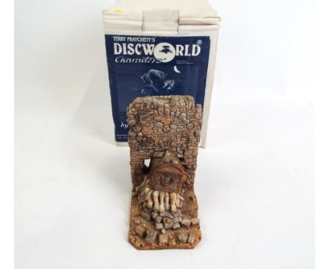 Clarecraft Terry Pratchett's disk world model, The luggage bookend, DW13, with original box