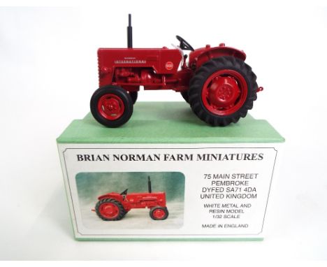 Boxed Brian Norman farm miniature tractor, 1:32 scale, McCormick International B-250