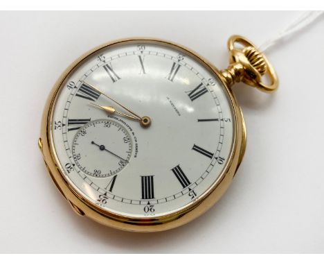 PATEK PHILIPPE 18CT GOLD POCKET WATCH&nbsp;