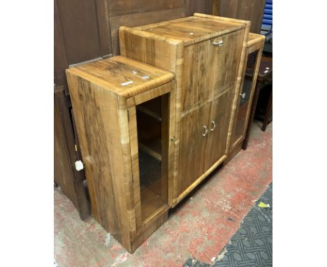 ART DECO DRINKS CABINET - ONE MISSING HANDLE