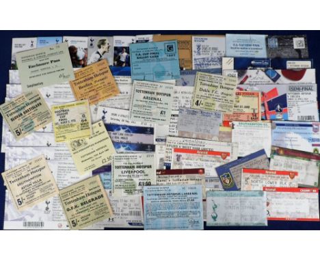 Football tickets, Tottenham Hotspur, Home &amp; Away ticket collection, approx. 60, inc. home tickets v Benfica EC semi-final