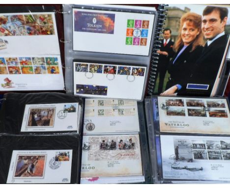 Stamps, GB QEII first day covers, 1960s-2000s housed in 7 albums. 100s