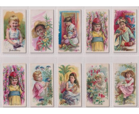 Cigarette cards, USA, Allen &amp; Ginter, Fruits (31/50) (fronts gd, backs with faults, marking, foxing, light staining etc, 