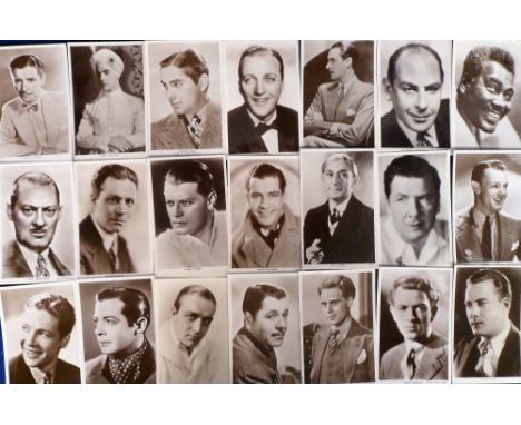 Postcards, Cinema, RP's, Picturegoer cards, Actors, 40+ cards inc. Tyrone Power, Bing Crosby, William Powell, Lionel Barrymor