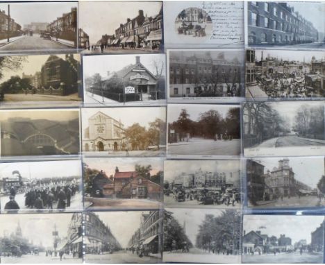 Postcards, London, a further selection of approx. 54 cards of London suburbs and surrounding areas with many RP's inc. St Jam