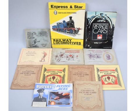 A Collection of Various Vintage Cigarette Card Albums to Include Will's, Topical Times etc 