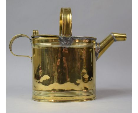 A Polished Brass Army &amp; Navy Style Water Can, 26cm high 