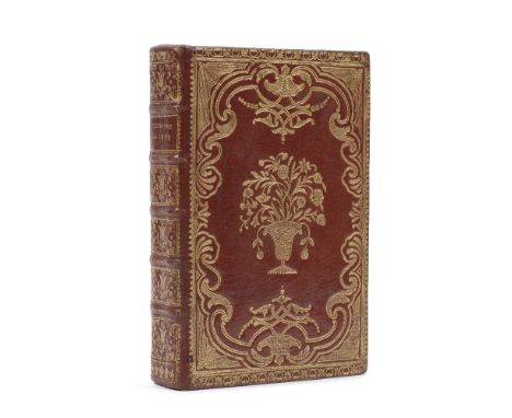 BINDING - FRENCHL'Office de la Semaine Sainte,  half-title, light toning, contemporary French red morocco gilt, 'Dubuisson pl