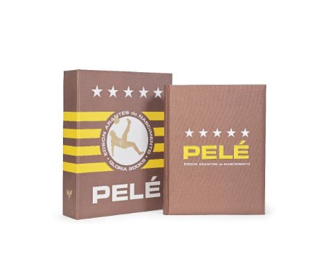 PELE - FOOTBALLPele. Edson Arantes do Nascimento, NUMBER 32 OF 2,500 COPIES SIGNED BY PELE on the limitation page,  photograp