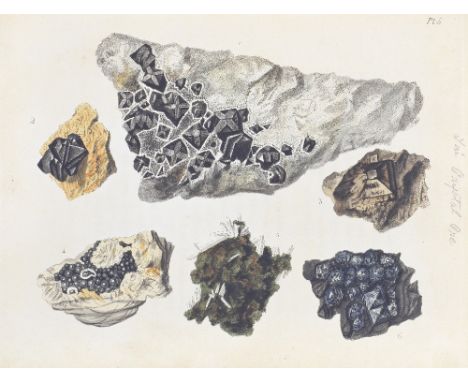 RASHLEIGH (PHILIP)Specimens of British Minerals Selected from the Cabinet of Philip Rashleigh, FIRST EDITION, OWNED BY THE RA