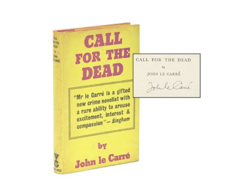 LE CARRÉ (JOHN)Call for the Dead, FIRST EDITION OF THE AUTHOR'S FIRST BOOK, SIGNED on the title-page,  half-title, light toni