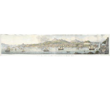 BRAZILRODRIGUEZ (EUGENIO) Descrizione del viaggio a Rio de Janeiro della flotta di Napoli, FIRST EDITION,  half-title, fronti