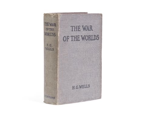 WELLS (H.G.)The War of the Worlds, FIRST EDITION, FIRST ISSUE,  half-title, 16-page publisher's catalogue (Autumn 1897) at en