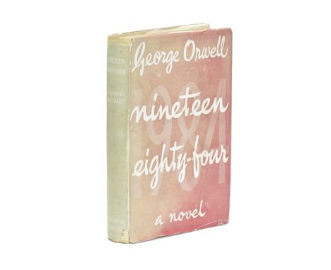 ORWELL (GEORGE)Nineteen Eighty-four, FIRST EDITION,  half-title, publisher's light green cloth, red lettering on spine (some 