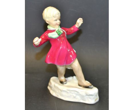 A Royal Worcester figure January 3452, modelled by F.G. Doughty