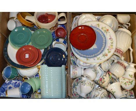 Ceramics - a Royal Crown Derby part Mikado tea set; Royal Doulton; Wedgwood; Spode; others; qty (2 boxes)