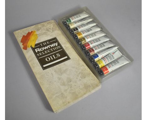 A Pack of Vintage Rowney Oil Paints 