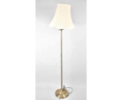 A Modern Reeded Column Standard Lamp 
