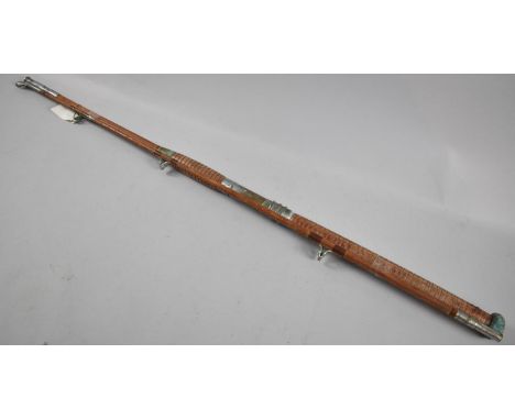 A Vintage Split Cane 6ft Sea Fishing Rod 