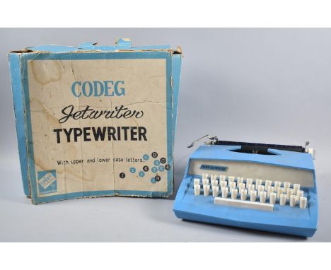 A Vintage Codeg Jetwriter Typewriter in Original Cardboard Box 
