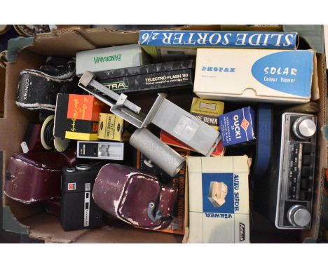 A Collection of Various Vintage Photographic and Radio Spares and Ephemera 