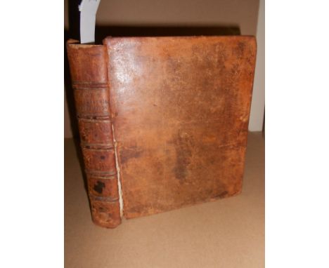 A manuscript legal book, ' Elementorum Iuris Secundum ordinem institutionum, written in Latin by 'J.P.Montgomery March 7th 17