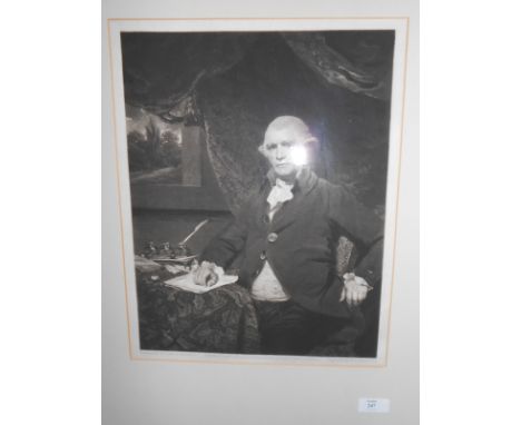 S W Reynolds after Sir Joshua Reynolds Portrait of Samuel Whitbread the Elder mezzotint, 1803; together with two further port