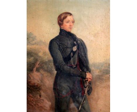 English School (19th Century) Portrait of Major-General Sir Henry Edward Colville, KCMG, CB (1852-1907), as a young officer o