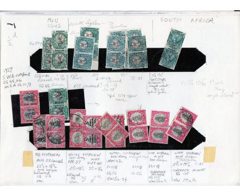 South Africa, Cape of Good Hope, a good assortment including 19th century 1d material (lacking the triangles); also Greece, c